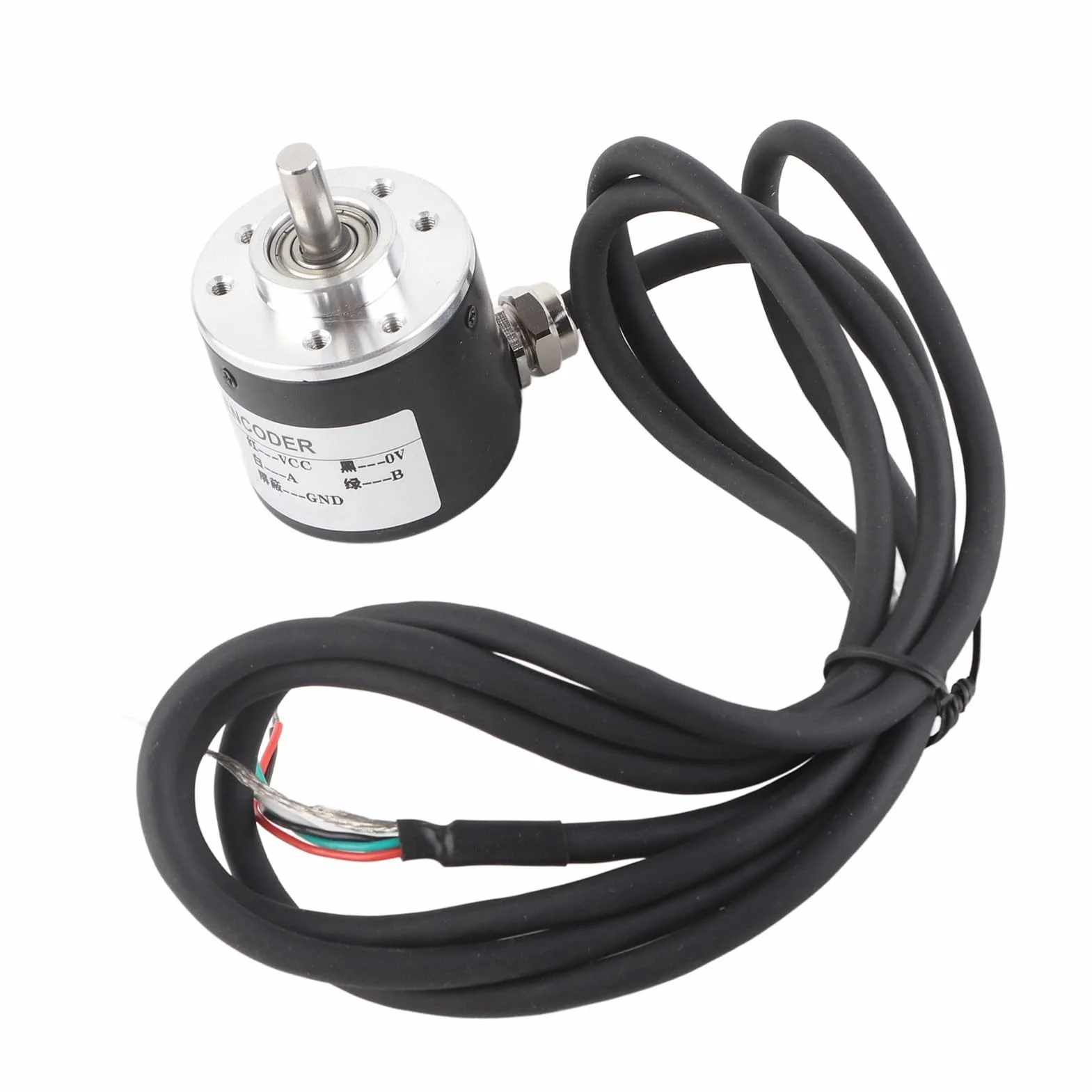 Enkoder, Przyrostowy Enkoder Obrotu 5V-24V AB 2-fazy Wał 6mm 600P/R Czujnik Magnetoelektryczny Enkoder, Przełącznik Enkodery
