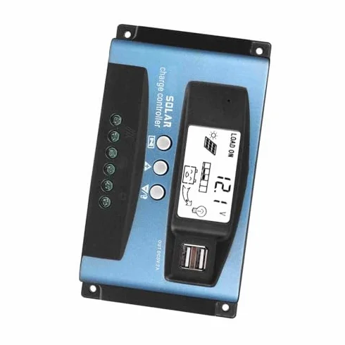 Kontroler ładowania słonecznego MPPT 40A 50A 60A 100A Kontroler panelu słonecznego Kontroler ładowania baterii Podwójne połączenie USB Uziemienie ujemne z wyświetlaczem LCD 12V 24V (40A)