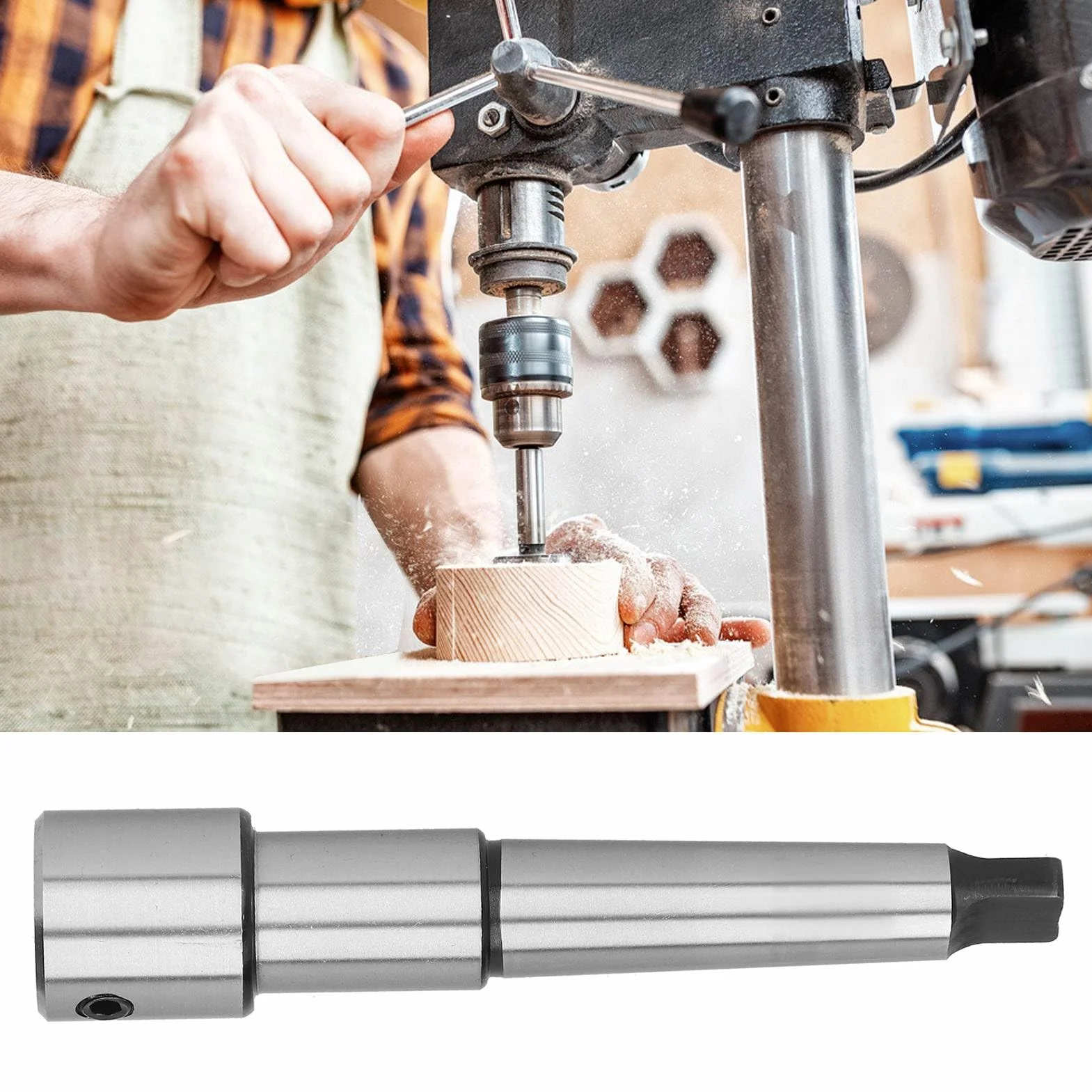 Adapter Weldon MT3 Trzpień Stalowy Uchwyt Wiertarski 19.05mm