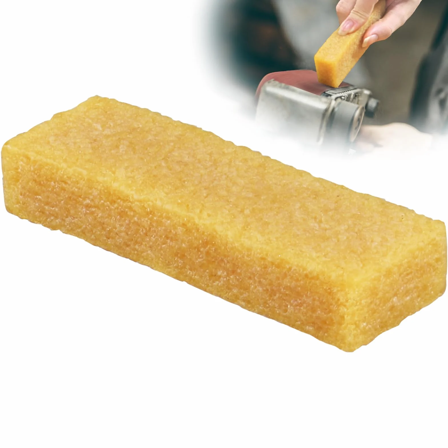 Gumka do czyszczenia w kształcie patyczka 20 x 35 x 107 mm Gumka naturalna do czyszczenia, szlifowania taśm szlifierskich, tarcz szlifierskich