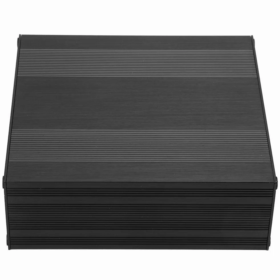 Obudowa aluminiowa czarna do projektu elektronicznego DIY dzielona
