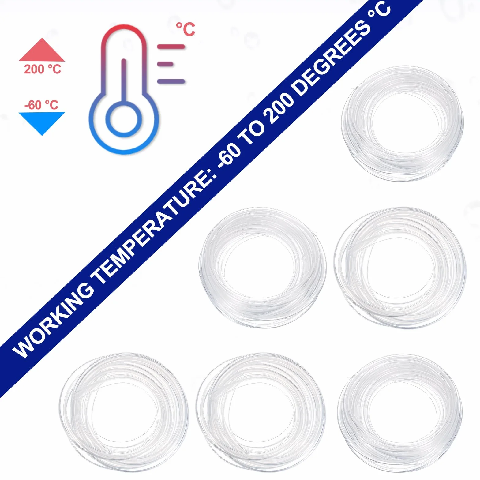 QUARKZMAN Wąż silikonowy, 10 mm ID x 16 mm OD 6,56 m długości, elastyczny, czysty wąż silikonowy, wąż do warzenia domowego, akwaponiki, węża powietrznego, nawadniania