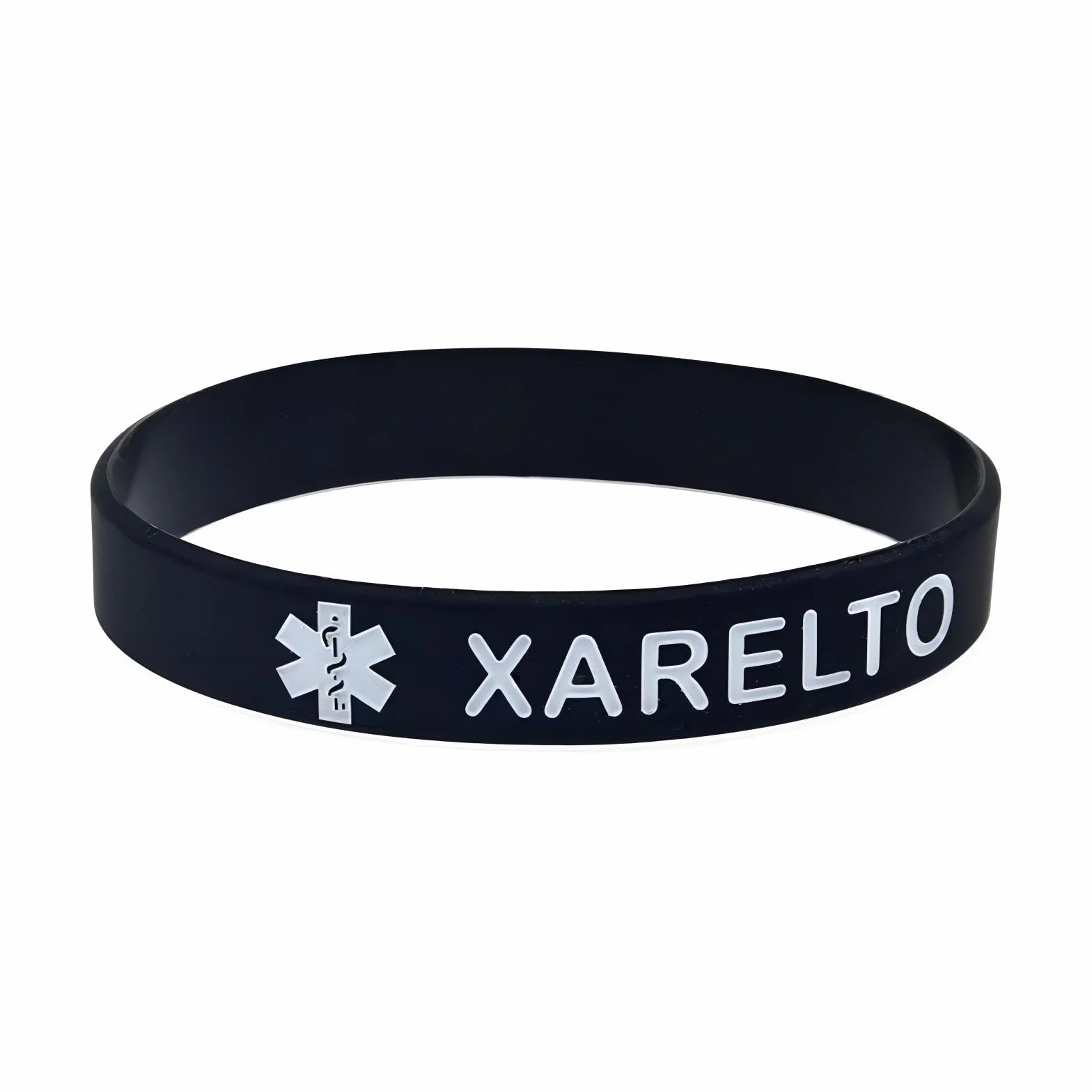 XARELTO Medical Alert Recognition Wristbands Silikonowa Bransoletka Ostrzegawcza 4 szt.