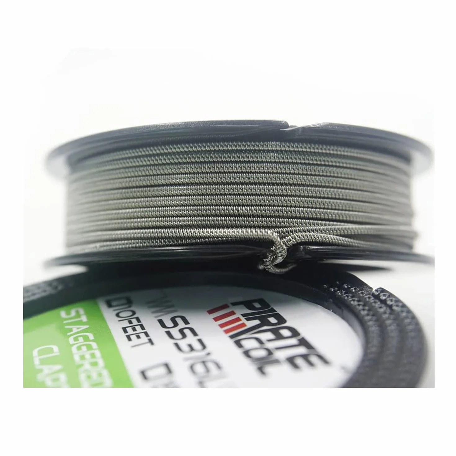 Staggered Fused Clapton drut 3 m - (26GA+32GA) x2 + 32GA, wstępnie zbudowane przewody ze stali nierdzewnej 316L do użytku domowego