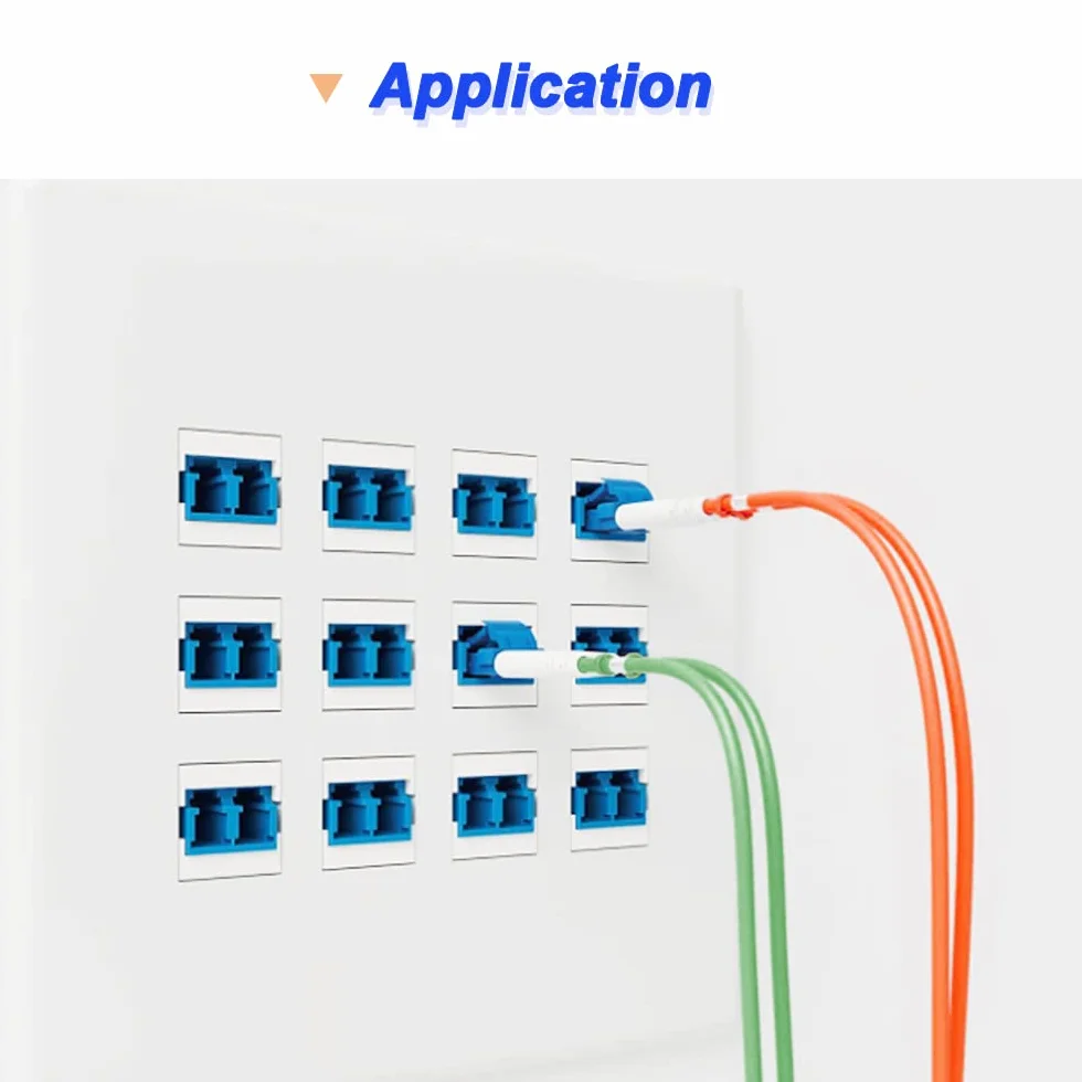 Duplex LC to LC F/F Coupler Keystone Jack, LC UPC Singlemode & Multimode Fiber Optic Adapter do paneli Patch Keystone i płyt ściennych, z pustymi gniazdami Keystone Jack Inserts, Screwdriver