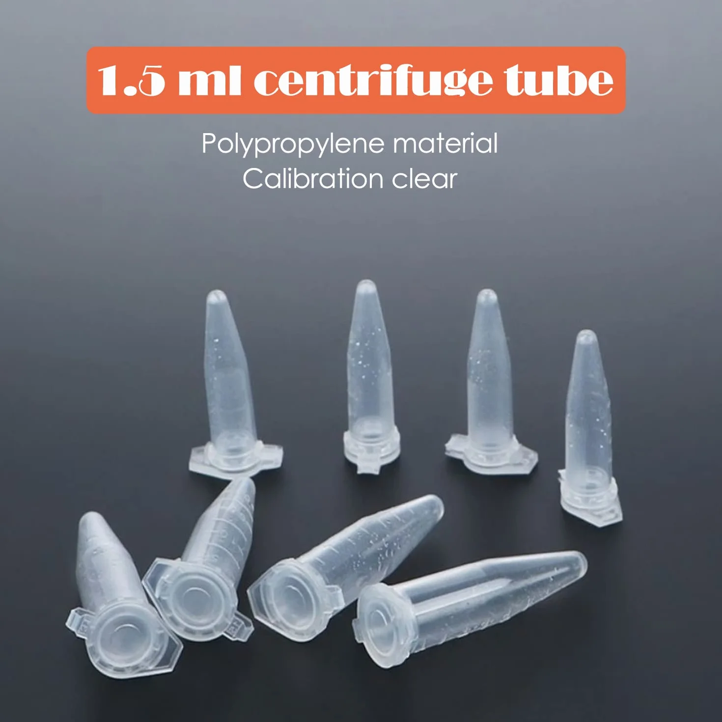 Probówki wirówkowe 1,5 ml, mikro plastikowe tuby, mikroprobówki do prób, stożkowe