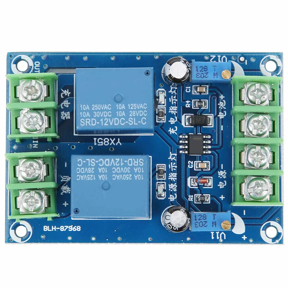 DC 12V 10A Moduł Automatycznego Przełączania Zasilania Moduł Przełączania Akumulatora Zapasowego Zasilanie Awaryjne Kontroler ładowania Moduł Zasilania, Moduł Przełączania