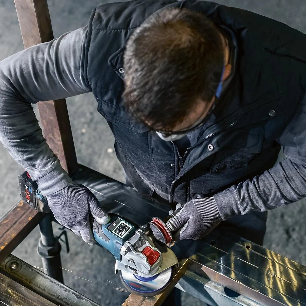 Bosch 1x Tarcza czyszcząca PRO Multi Material N377 (do Blachy stalowe, Stal, Ø 125 mm, Ziarnistość, Professional Akcesoria Mała szlifierka kątowa)