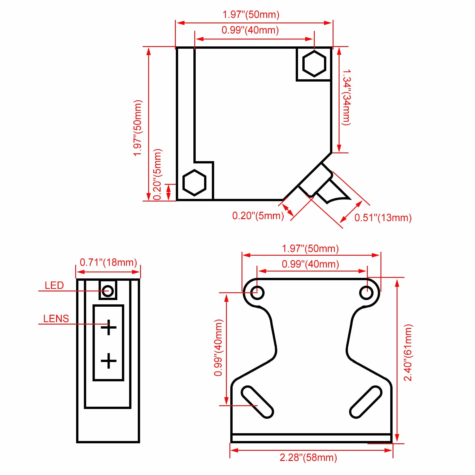 Heschen przełącznik fotoelektryczny E3JK-5DM1-5L AC 90-250 V 5 m