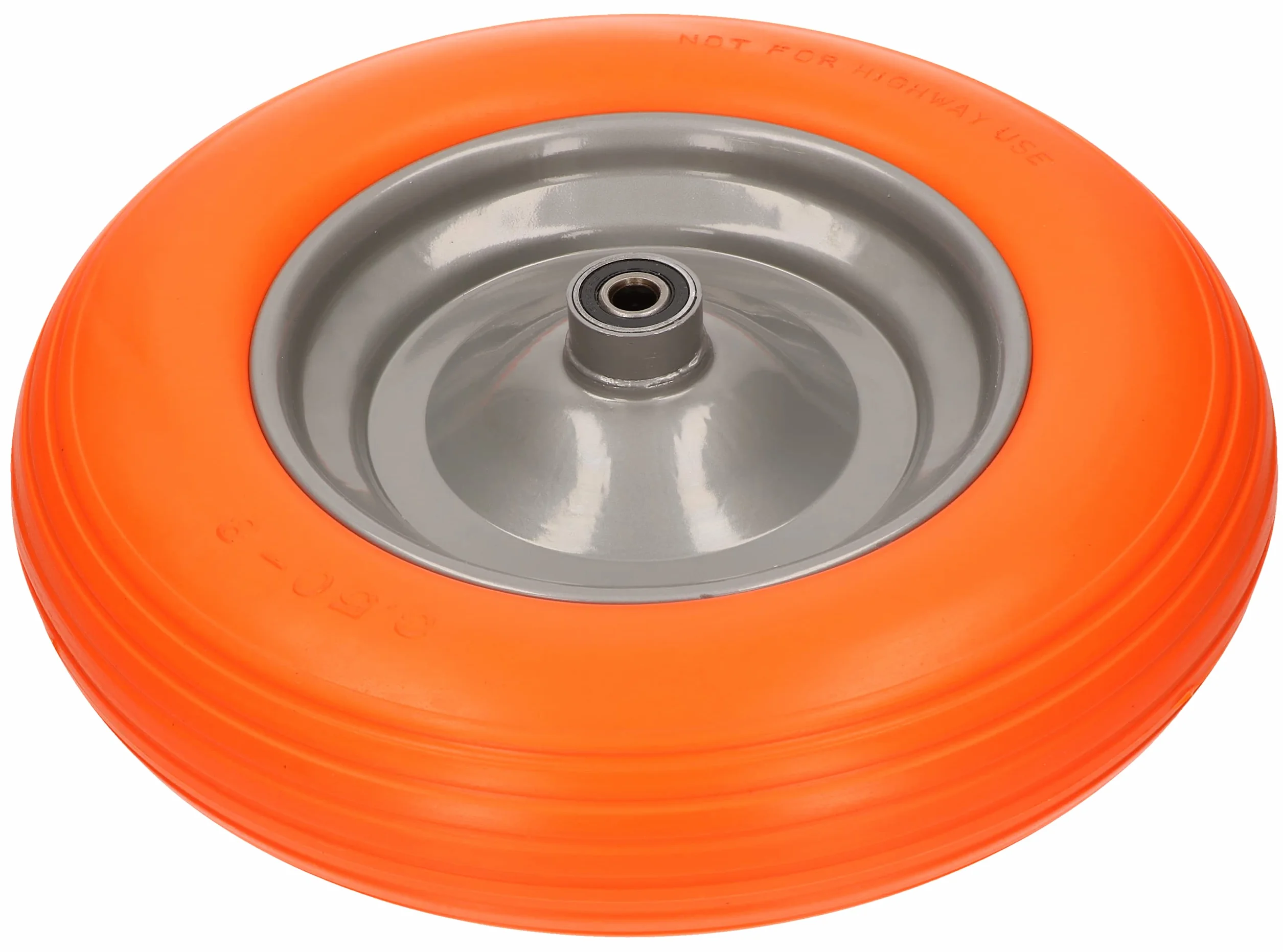 KOTARBAU® Koło do taczki 3.25-8 wzmocniona opona PU Ø 360mm 170 kg kompletne koło z osią