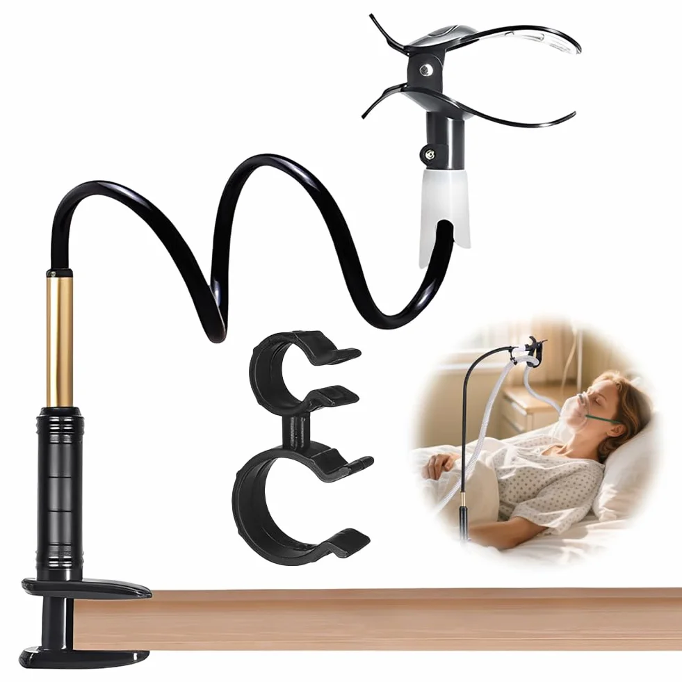 Regulowany uchwyt na wąż CPAP z klipsami 360° elastyczny wytrzymały