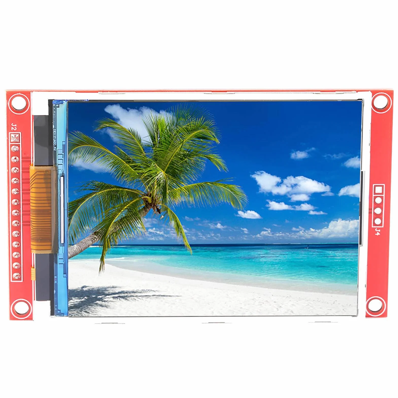 Moduł Wyświetlacza LCD Wyświetlacz 3,2 Cala 240x320 Moduł Wyświetlacza TFT LCD 4-przewodowy Ekran LCD TFT SPI z Klatką na Karty(With Touch)