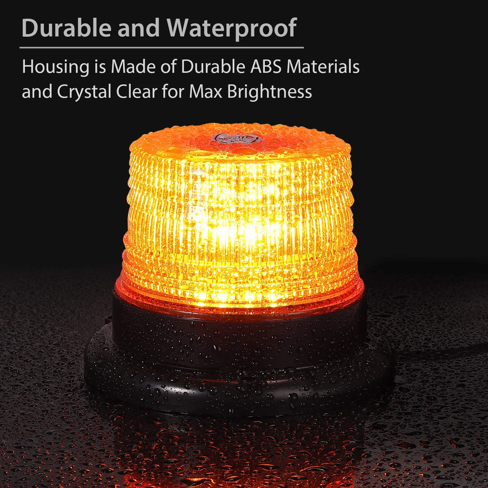 PROZOR 12/24 V 40 LED Magnetic Awaryjne migające światło ostrzegawcze światło stroboskopowe Amber 40 W samochód ciężarowy