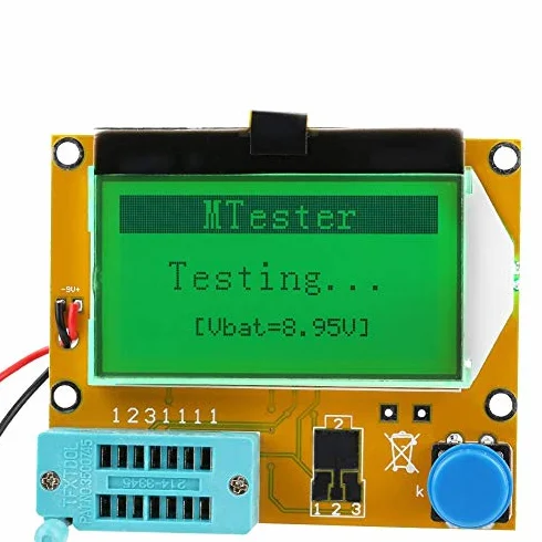 Miernik kondensatora indukcyjnego LCD z grafiką, tester wielofunkcyjny