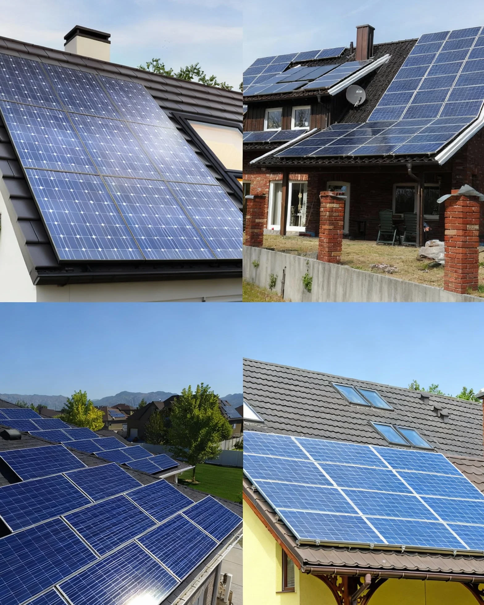 Uchwyt do panelu słonecznego na 2 moduły solarne: wspornik modułu PV zestaw montażowy z szynami 12 cm do płaskiego dachu i blachy trapezowej, aluminiowy uchwyt na panel słoneczny