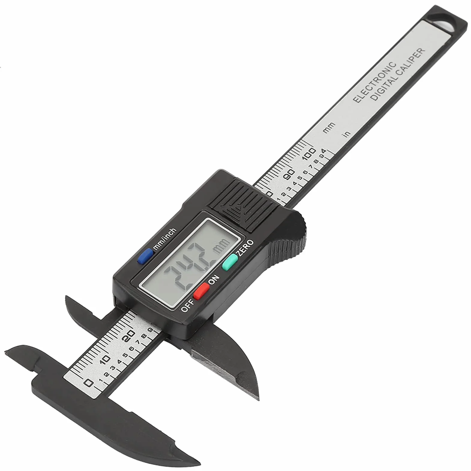 Suwmiarka cyfrowa 100 mm plastikowa z wyświetlaczem LCD