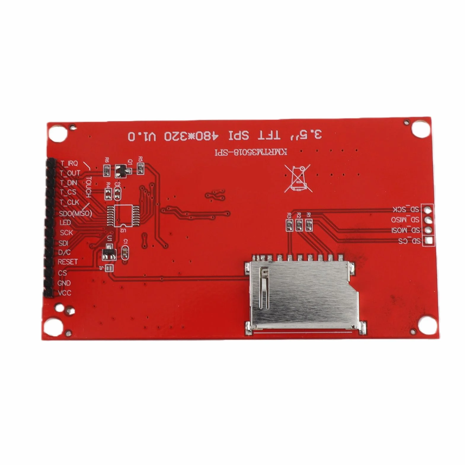 Moduł wyświetlacza LCD TFT 3,5 cala 480x320 SPI ILI9488 3,3V~5V