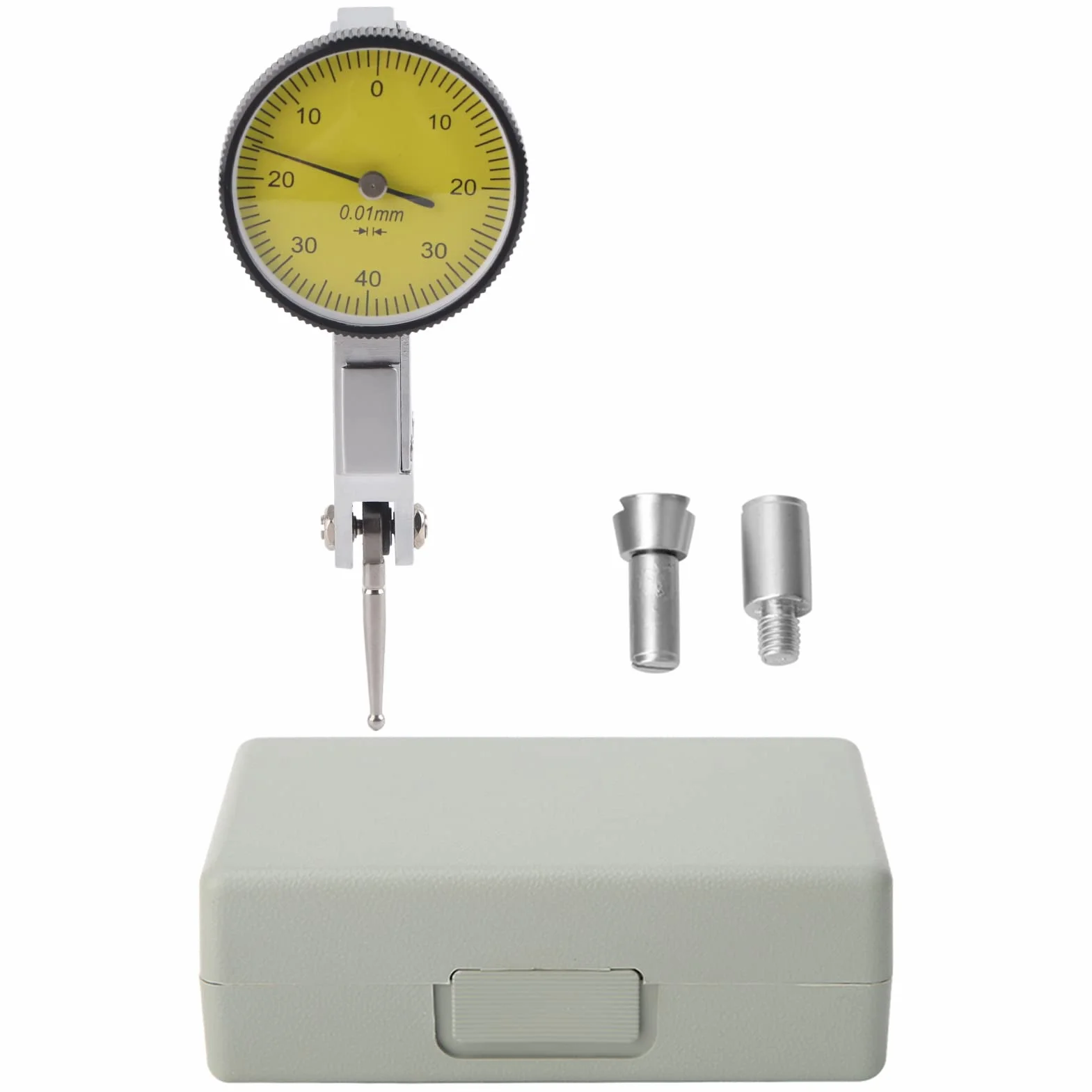 Zegar pomiarowy, podział zegara, 0-0,8 mm, magnetyczne szyny jaskółczy ogon, wskaźnik testu zegara, 0,01 mm, bardzo precyzyjny pomiar