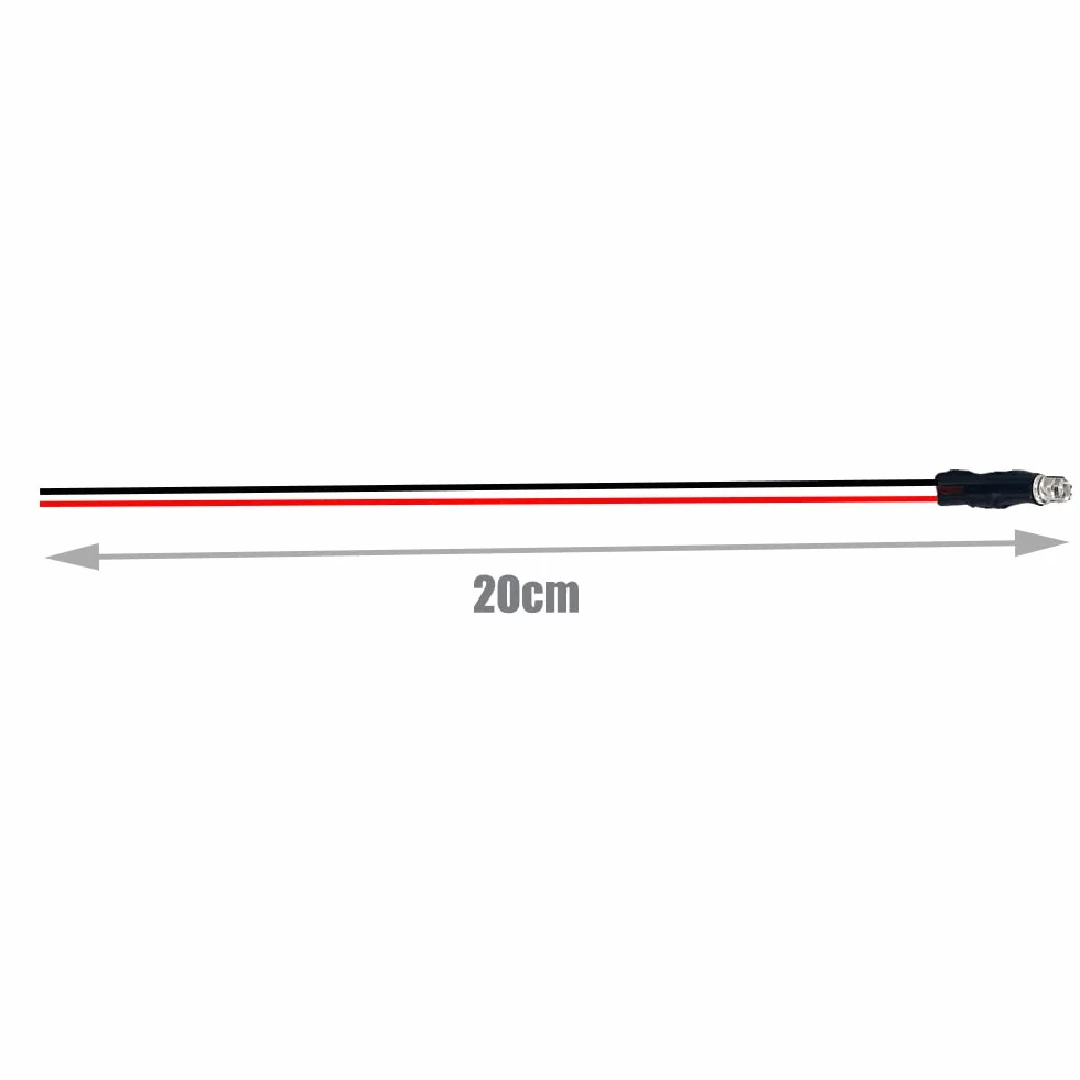 35 sztuk (7 kolorów x 5 sztuk) 3 mm świecowe diody LED świecowe LED Pre Wired 7,9 cala DC 9-12 V zestaw lamp emitujących różne kolory ciepła biel czerwony żółty zielony niebieski pomarańczowy