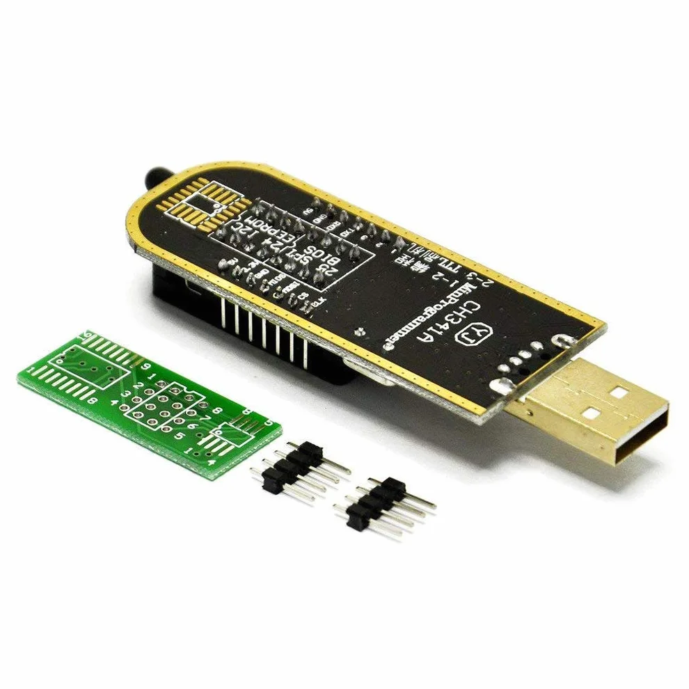 Hailege CH341A STC FLASH 24 25 EEPROM BIOS Writer USB Programmer SPI TTL