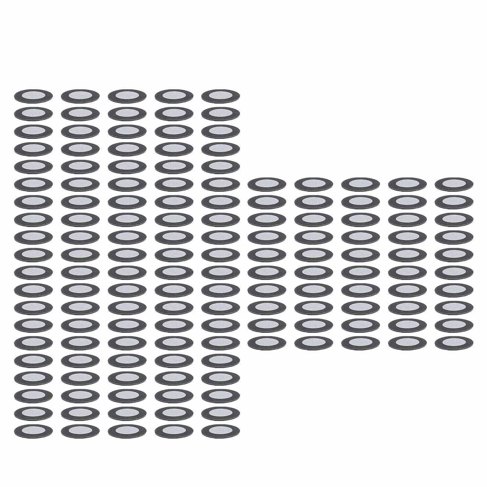 lyrlody Odblaskowe Markery Magnetycznych DOT, 150pc łatwe do Zastosowania i Usunięcia w Celu Dokładnego Gromadzenia Ruchu Skanowania 3D, Wysoce Odblaskowe i Stabilne Dane z folią Kleju, wszechstronną