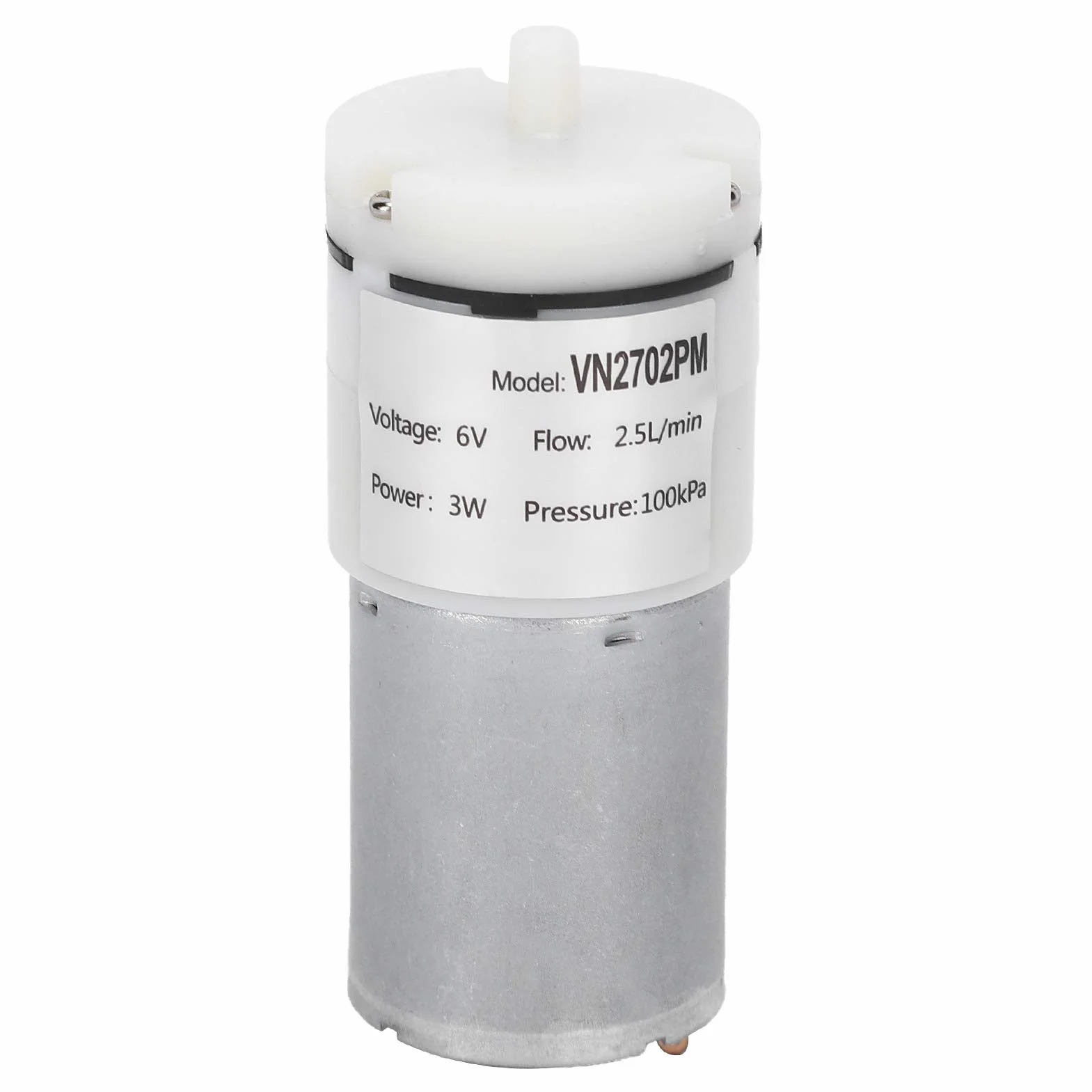 Pompa mikromembranowa, mini wodny silnik próżniowy membrana ciśnienie wody do akwarium DC 6 V VN2702PM