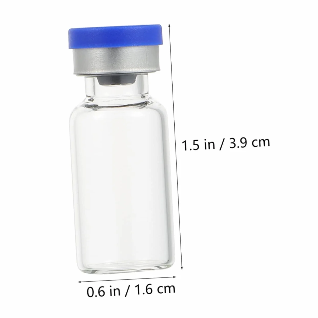 iplusmile Szklane Fiolki Z Silikonową Nakładką 3 Ml Mini Butelki Na Płyny Droer Fill Pojemniki Na Próbki Do Użytku Domowego