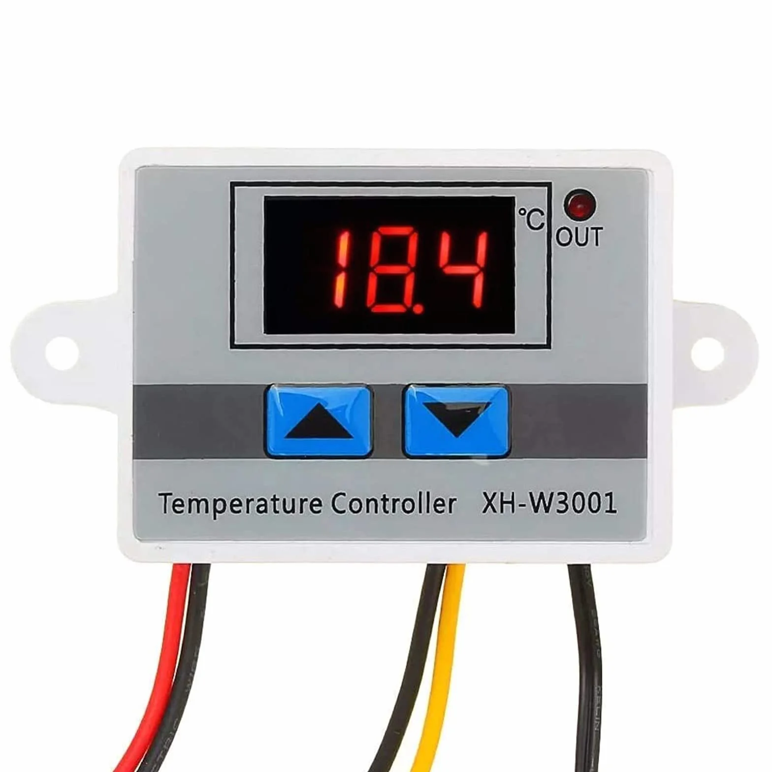 RUIZHI XH-W3001 cyfrowy regulator temperatury z wyświetlaczem LCD, DC 12V 120W termostat z wodoodpornym czujnikiem, mikrokomputerowy termostat