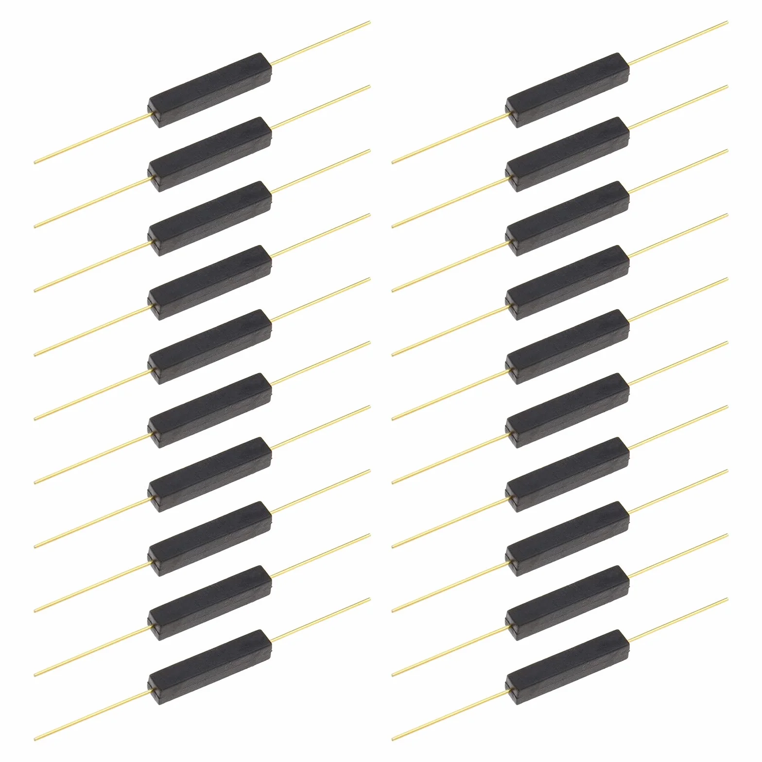 Przełącznik trzcinowy normalnie otwarty magnetyczny 100 V 2,5 x 14 mm do bieżni