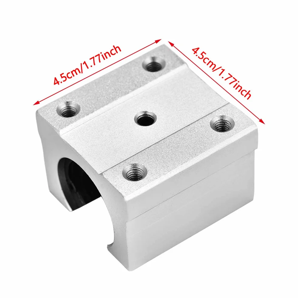 SBR16UU otwarty blok ślizgowy z łożyskiem liniowym 16 mm aluminiowy do CNC