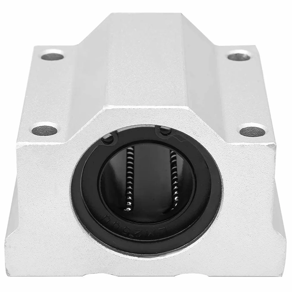 Liniowy Blok Przesuwny 25mm z Łożyskiem Kulkowym Aluminium CNC Anodizowany