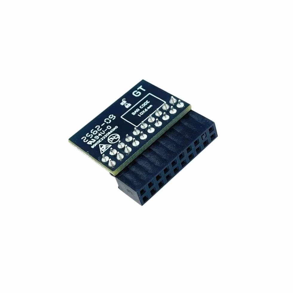 ZAHARA Moduł TPM 2.0 Moduł TPM LPC 20pinowy do Gigabyte płyty głównej B450Gaming X/GAGamingB8/GAB250MGaming5/GAB250MGaming 3/GAB150MGaming/GAN3150MD3P Kompatybilny z GCTPM2.0