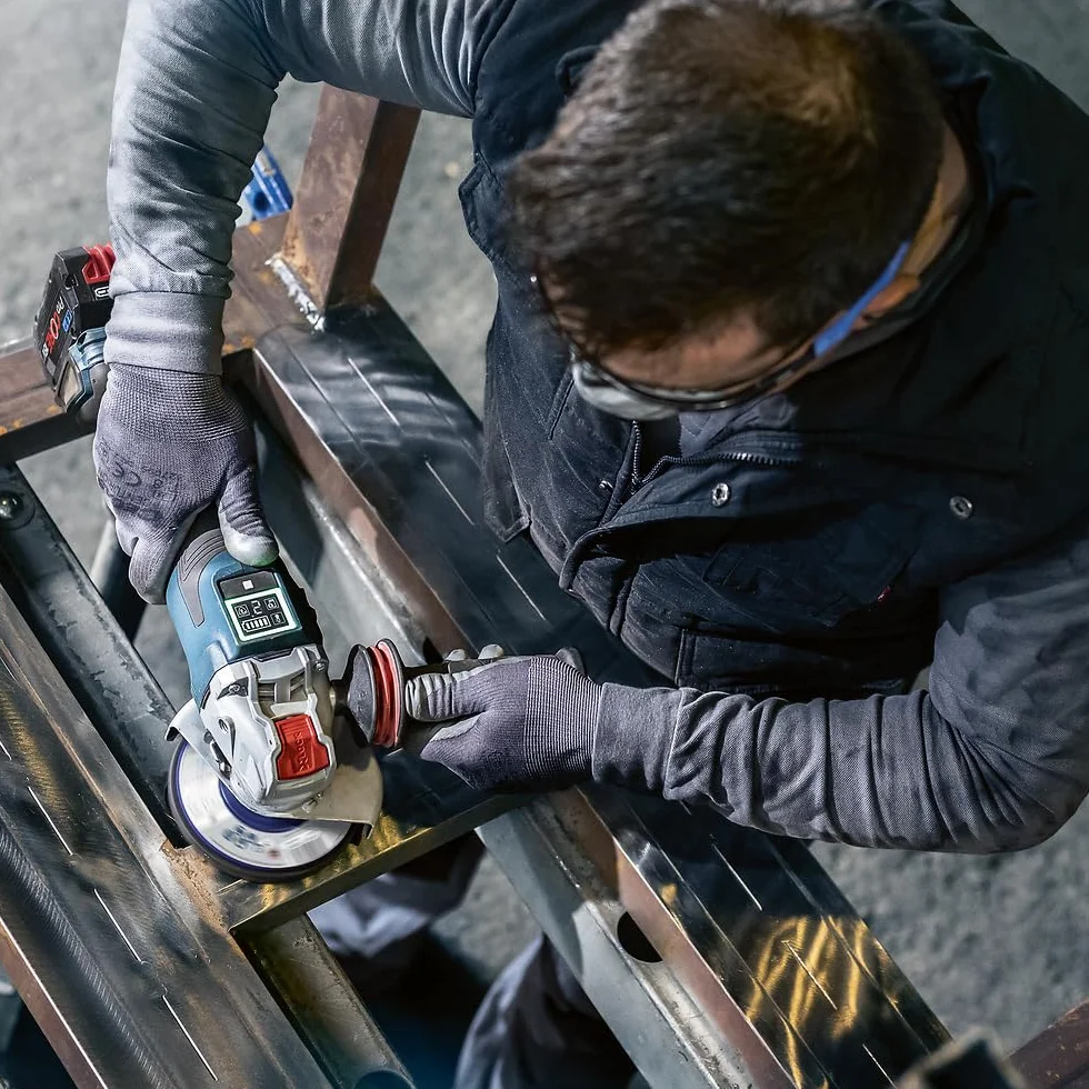 Bosch 1x Tarcza czyszcząca PRO Multi Material N377 (do Blachy stalowe, Stal, Ø 125 mm, Ziarnistość, Professional Akcesoria Mała szlifierka kątowa)