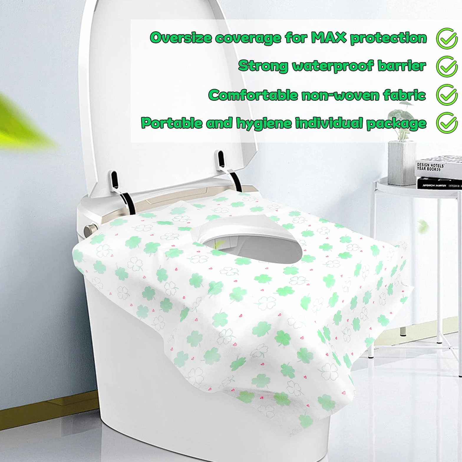 Pokrowce sedesowe jednorazowe XL 20 sztuk