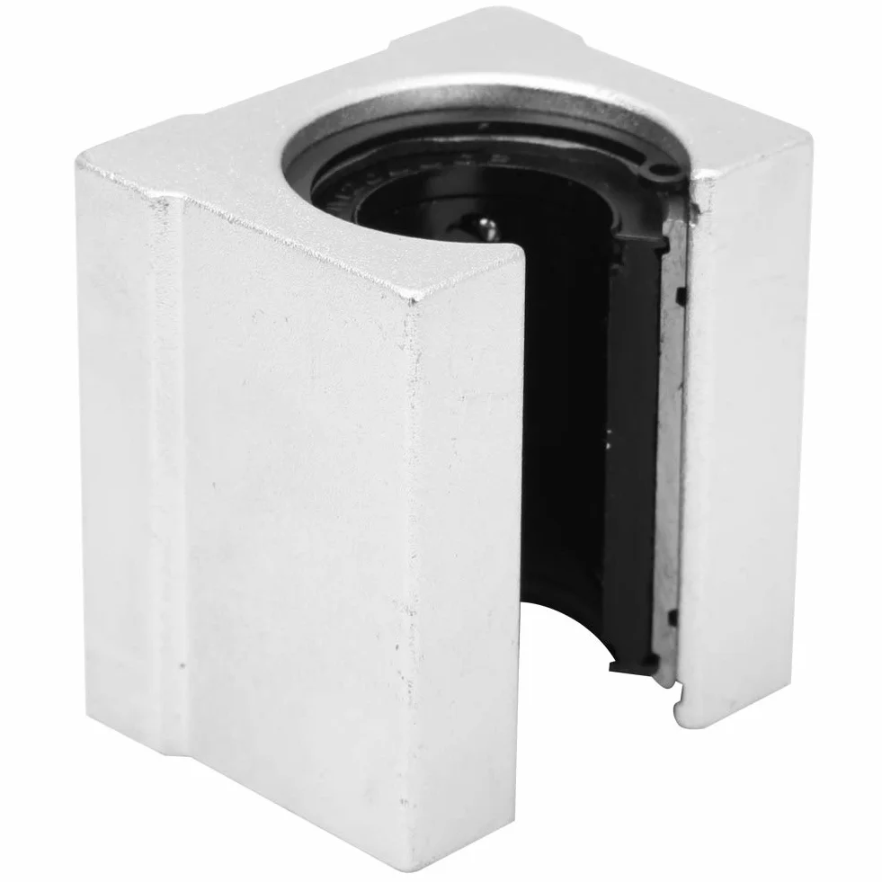 Liniowy Blok Przesuwny Łożyska, 2 Szt.Sbr20Uu Otwarty Liniowy Przesuwny Blok Przesuwny Ze Stopu Aluminium
