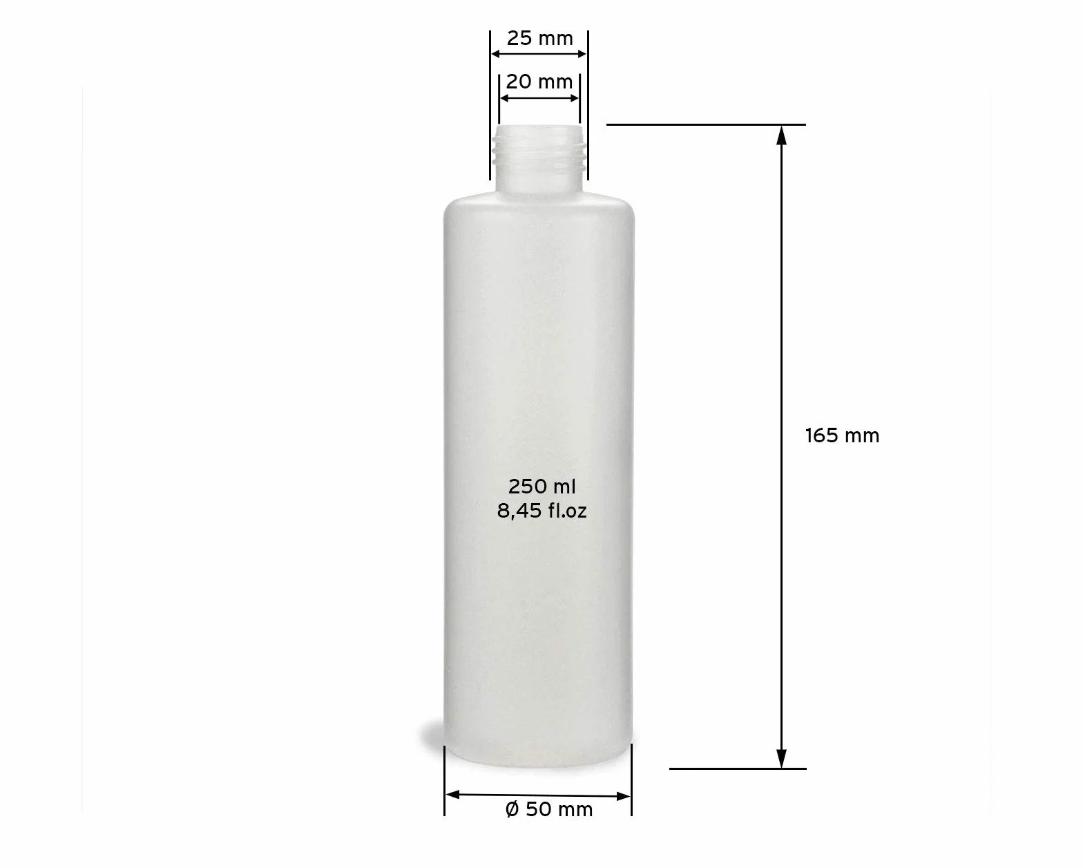Octopus butelki plastikowe HDPE 6 x 250 ml z kolorowym zamknięciem składanym