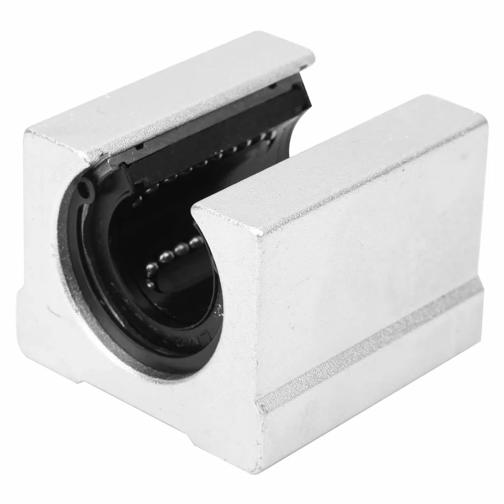 Liniowy Blok Przesuwny Łożyska, 2 Szt.Sbr20Uu Otwarty Liniowy Przesuwny Blok Przesuwny Ze Stopu Aluminium