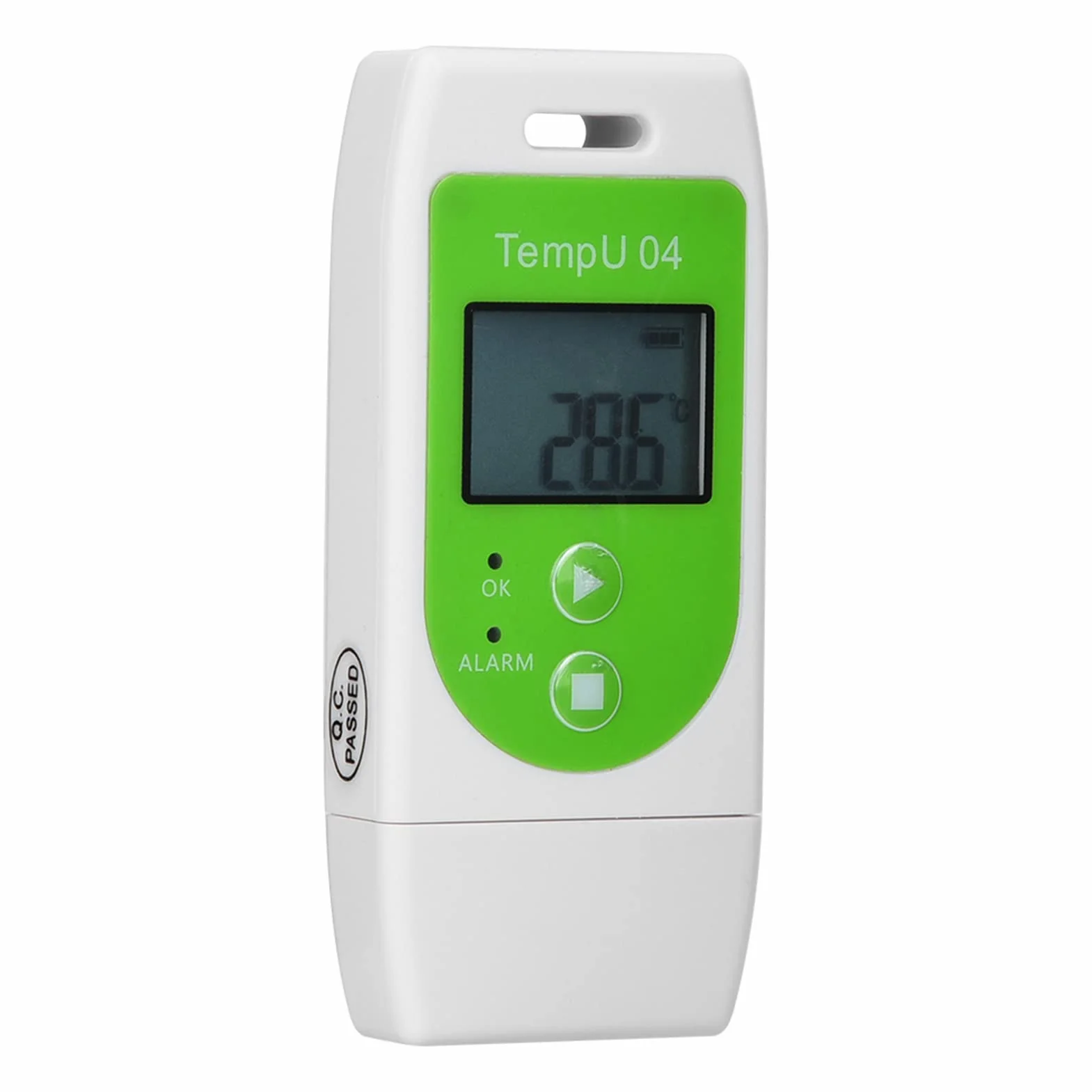 Cyfrowy Rejestrator Temperatury USB 32000 Punktów z Raportami PDF i CSV Wyświetlacz LCD