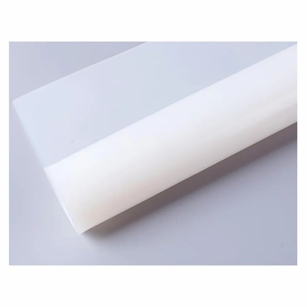 Silicone Film, 0.1mm/ 0.2mm/ 0.3mm/ 0.5mm/ 0.8mm Silicone Rubber Sheet 500mm Width 500mm Length Transparent Silicone Film (Color : Transparent, Size : 500X500x0.4mm)