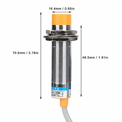 LJC18A3-BZ/BX DC12~24V Pojemnościowy przełącznik zbliżeniowy Typ gwintu Przełącznik zbliżeniowy 10mm +-10% NPN