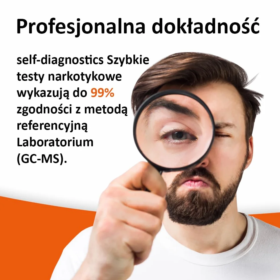 Szybki test narkotykowy na marihuanę THC 50 ng/ml 10 kaset testowych
