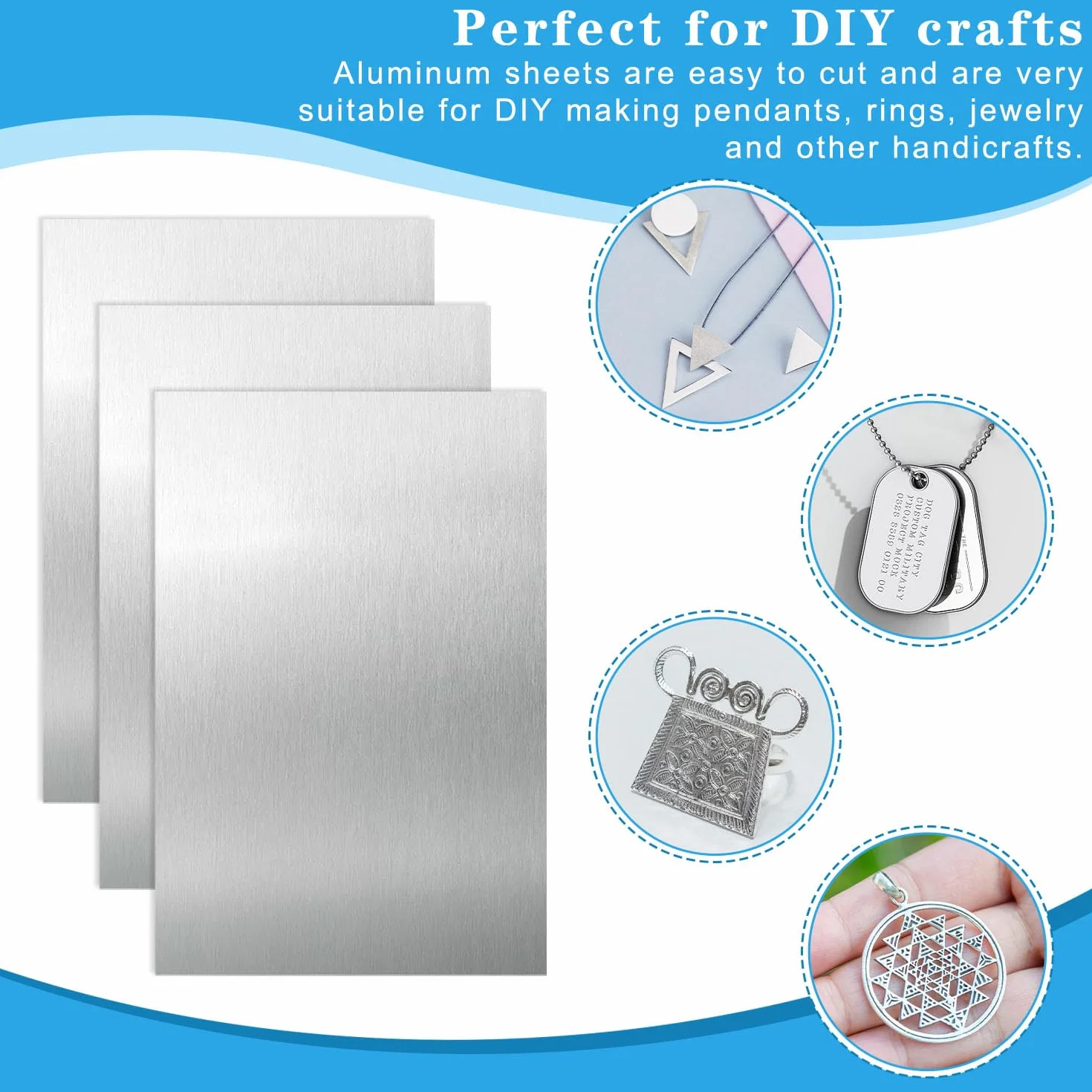 Blacha aluminiowa 0,5 mm, 8 sztuk, 30 x 20 cm, płyta aluminiowa z folią ochronną, blacha aluminiowa, do modelarstwa, DIY, przemysłu, poddawania obróbce cieplnej i prostokątnej
