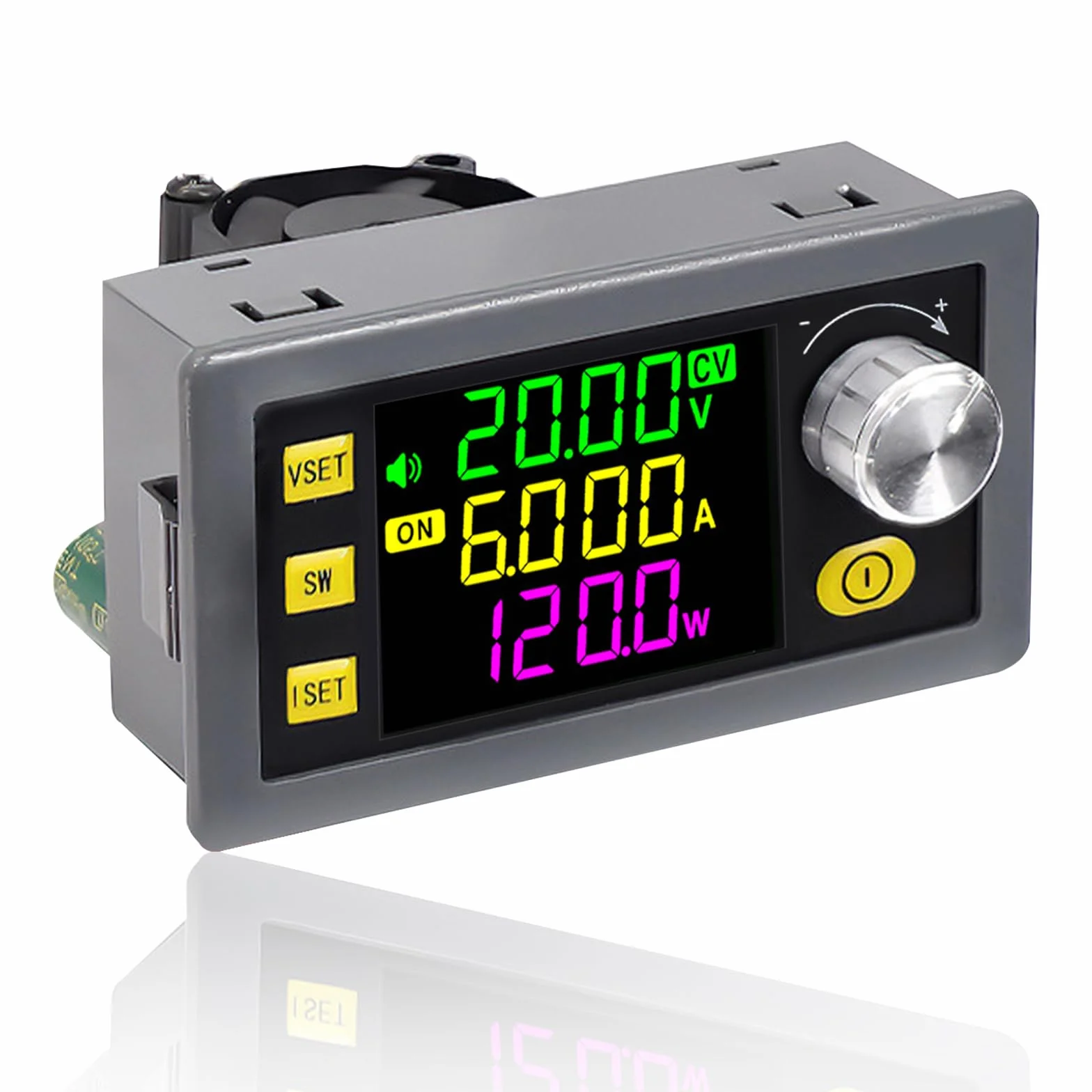 DC regulowany przetwornik Buck-Boost regulator napięcia DC6-36V 120W sterowanie numeryczne napięcie podnoszenia,stałe napięcie stały prąd moduł ładowania solarnego wyświetlacz LCD