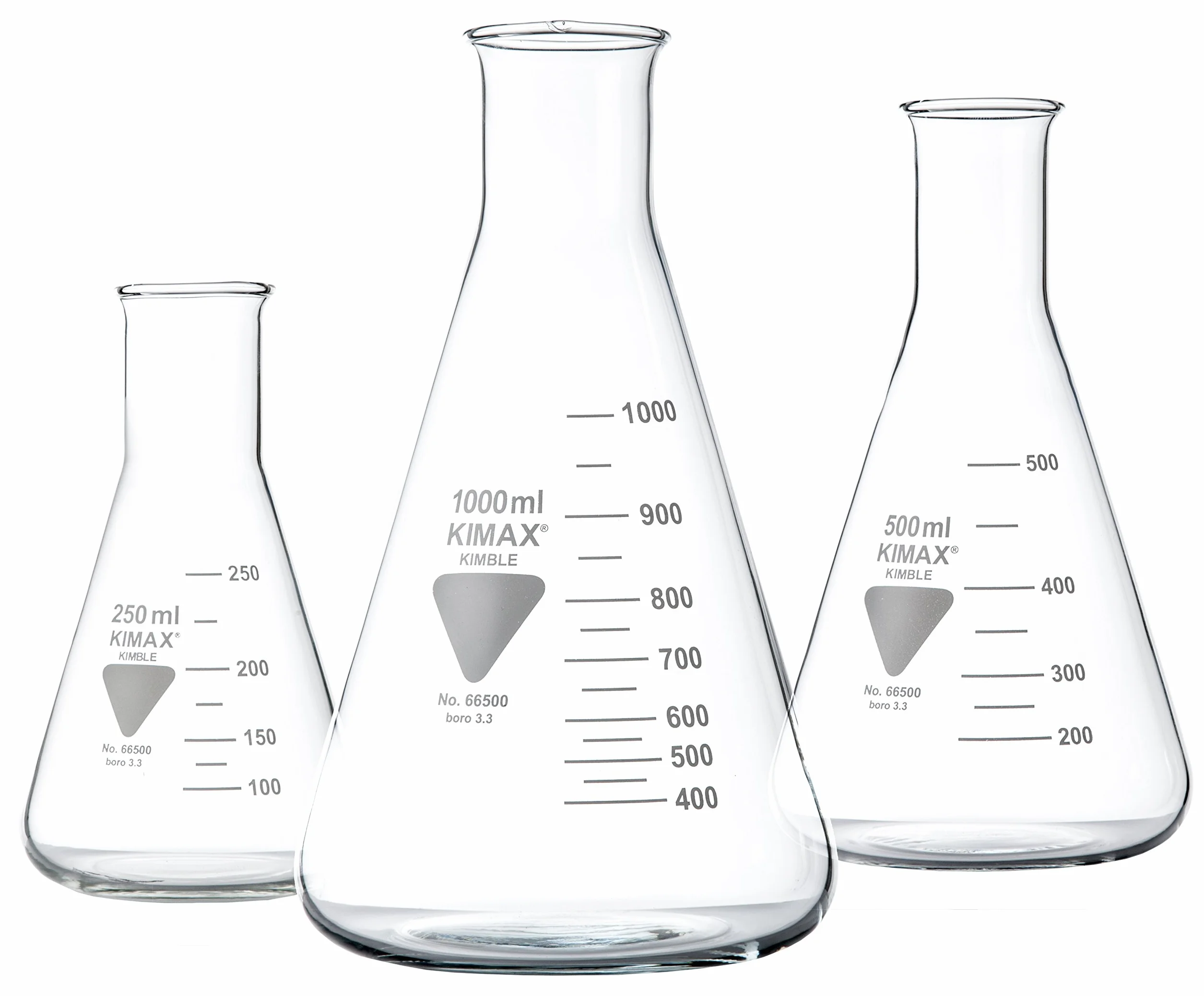 neoLab 1-0181 kolba Erlenmeyer, wąska szyja, Kimax Boro 3.3, 1000 ml