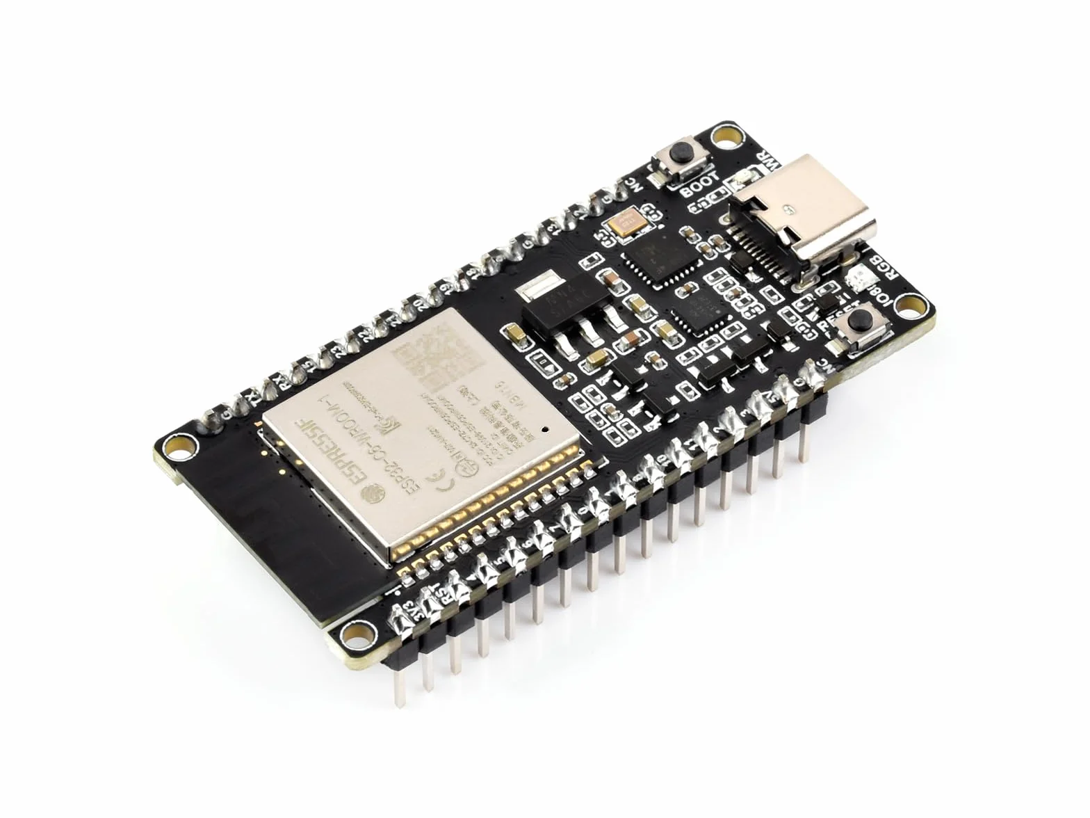 Waveshare ESP32-C6 Microcontroller Development Board WiFi 6 160MHz Module 16MB Flash