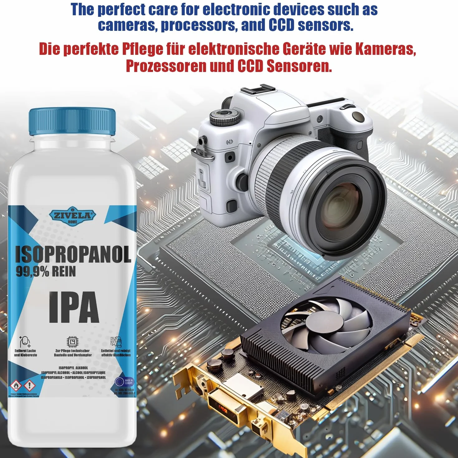 Izopropanol 99,9% 5L IPA do czyszczenia elektroniki i ekranów