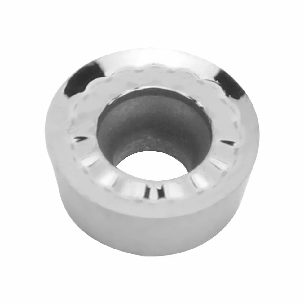 Wkładki toczne z węglika spiekanego 10 szt. R6 CNC wkładka okrągły stop aluminium do zgrubnego i pół-wykończeniowego ze stali żeliwa