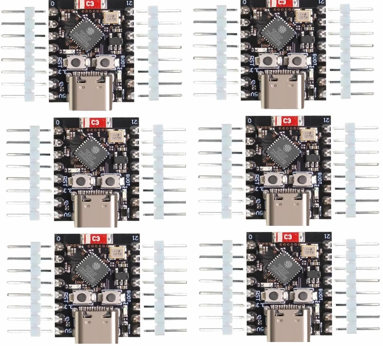 ESP32 ESP32-C3 deska rozwojowa Mini WiFi Bluetooth kompatybilna Arduino (6 szt.)