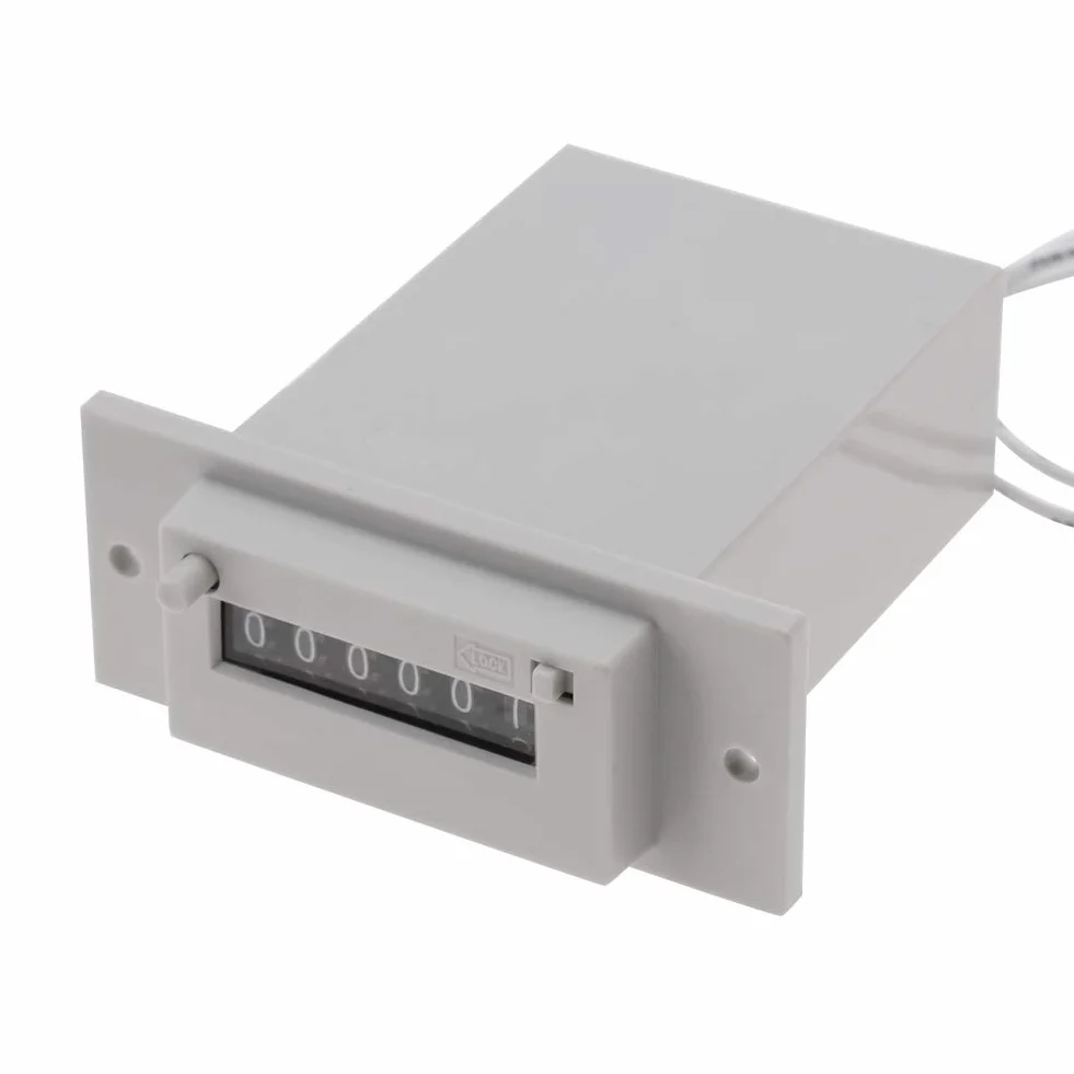 Zaawansowany Elektromagnetyczny Licznik CSK6-YKW Pulse To Urządzenie dla Dużych i Dokładnych 6-cyfrowych Liczenia-AC110V/AC220V/DC24V dla zastosowań Przemysłowych (AC220V)