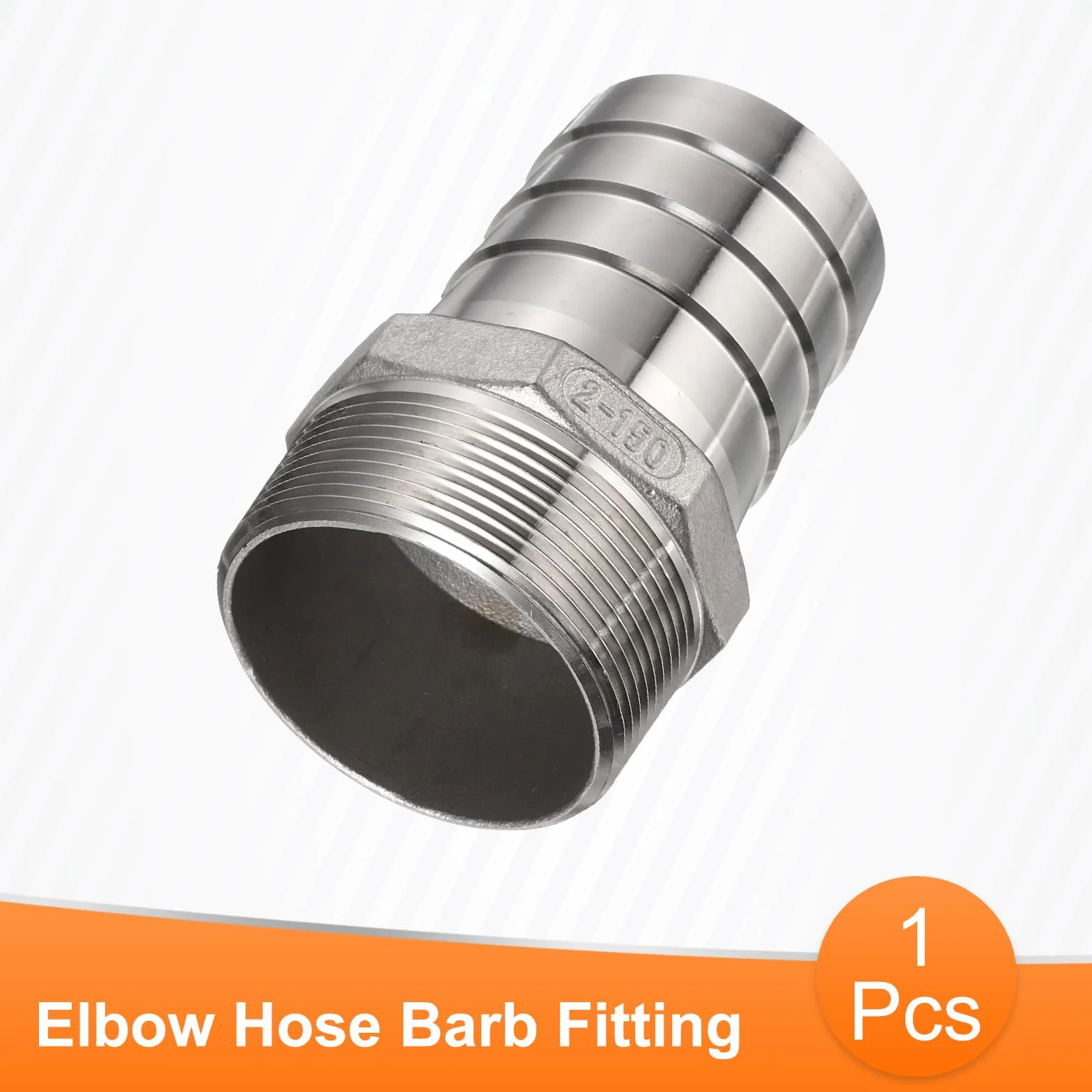 QUARKZMAN Króciec do węża ze stali nierdzewnej 2" (52 mm) króciec węża x 2" NPT męski gwint rurowy wąż powietrzny złączki złączki gwintowane do wody i paliwa